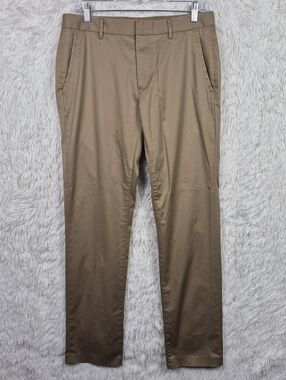 Bonobos Pants Mens 33x32 Tan Thursday Weekday Warrior Tailored Fit Chino Golf